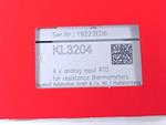 Beckhoff KL3204 4x Analog Input RTD for resistance thermometers UNUSED & OVP