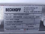Beckhoff Servo Drive AX5112-0000-0200 + AX5805 Modul TESTED & TOP ZUSTAND