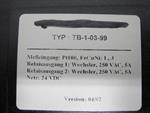 Gräff GmbH  TB-1-03-99 Temperaturregler  Mikroprozessregler Neu OVP