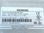 Siemens 6SL3210-1SE21-0AA0 Sinamics Power Module 340 Vers: E02 TESTED NEUWERTIG