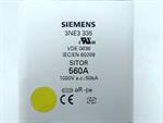 Siemens SITOR 3NE3 335 Befestigung 3NE3335 560A 1000VAC/50kA TOP ZUSTAND