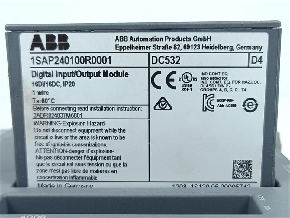 ABB 07DC91-AD 1SAP800300R0010 TESTED & TOP ZUSTAND