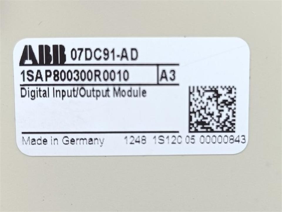ABB 07DC91-AD 1SAP800300R0010 TESTED & TOP ZUSTAND
