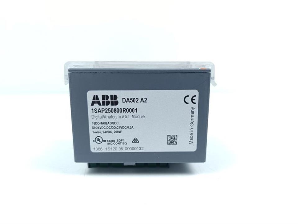 ABB 1SAP250800R0001 DA502 A2 Digital/Analog In./Out. Module TESTED & NEUWERTIG