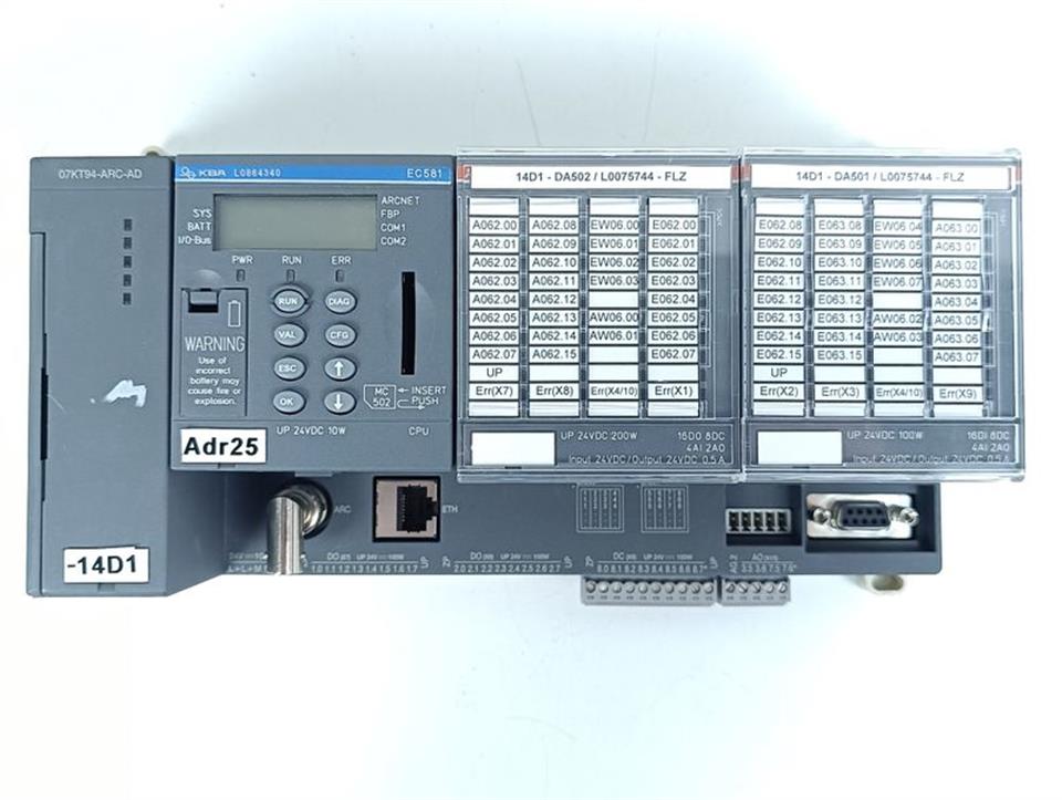 ABB 1SAP801000R0061 07KT94-ARC-AD A2 + KEBA EC581 + DA501 + DA502 NEUWERTIG