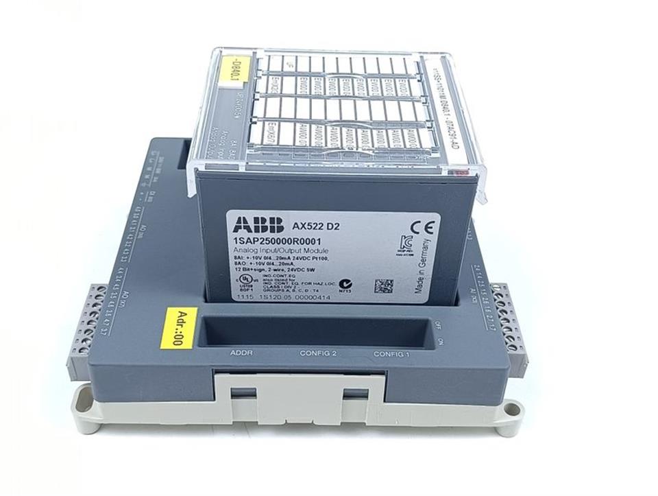 ABB AX522 D2 1SAP240700R0001 + 1SAP800100R0010 07AC91-AD2 A1 NEUWERTIG