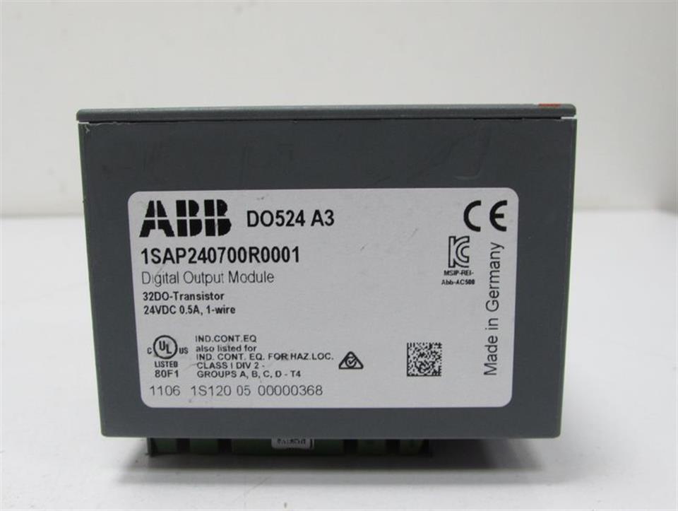 ABB DO524 A3 1SAP240700R0001 Digital Output Module 32DO-Transistor NEUWERTIG & TESTED