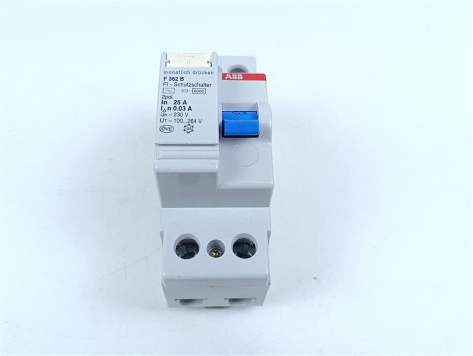 ABB F362 B Schutzschalter 2-POLE 25A TOP ZUSTAND