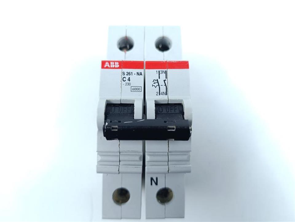 ABB S 261 - NA C4 Sicherungsautomat Leitungsschutzschalter TOP ZUSTAND