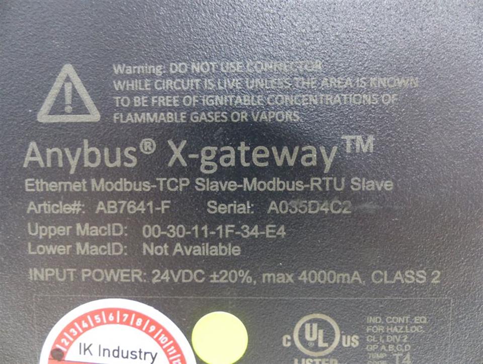 Anybus X-gateway AB7641-F TESTED TOP ZUSTAND