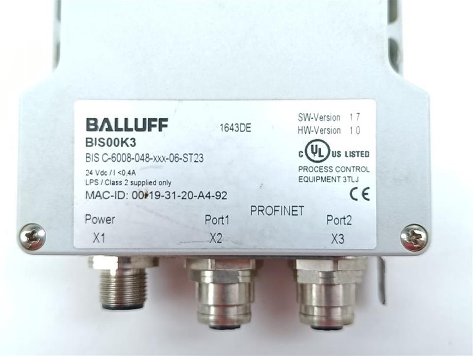 Balluff BIS008F BIS C-650 Auswerteeinheit BIS00K3 BIS C-6008-048 TOPZUSTAND