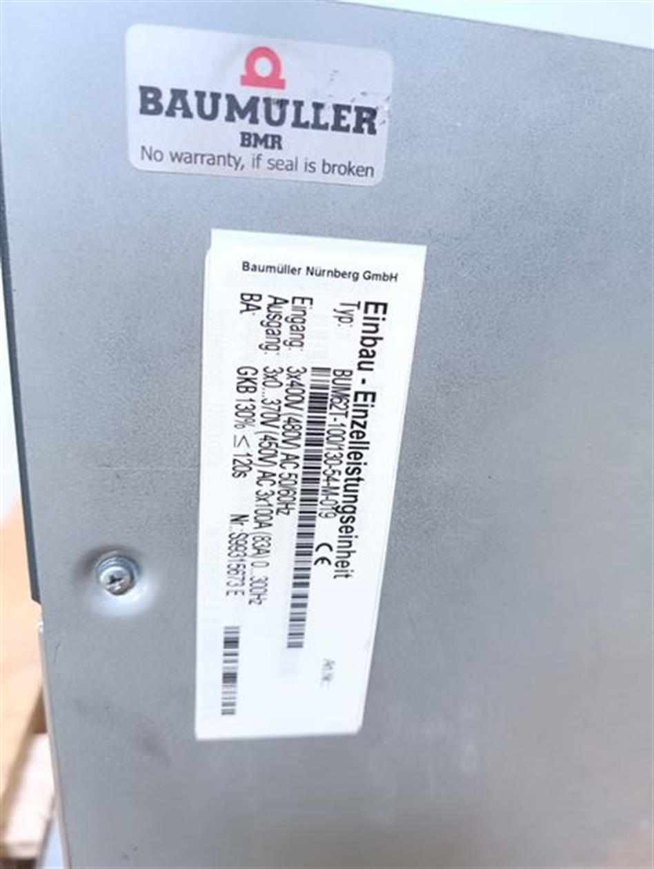 Baumüller BUM62T-100/130-54-M BUM62-100/130-54-M-000-T 3x100A Artikel ID 241403