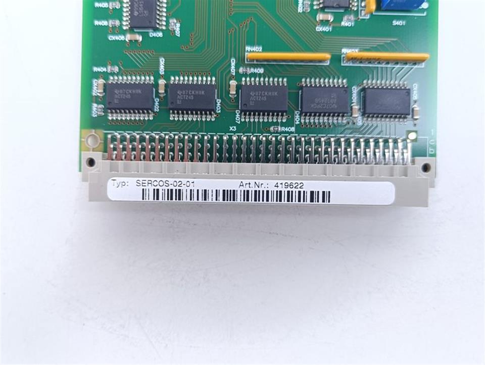 Baumüller Nürnberg SERCOS-02 -01 Art. Nr:419622 02.02 TOP ZUSTAND