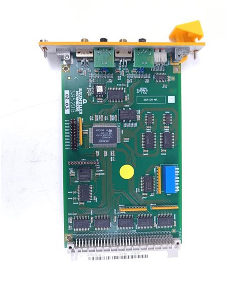 Baumüller Nürnberg SERCOS-02 -01 Art. Nr:419622 02.03 TOP ZUSTAND