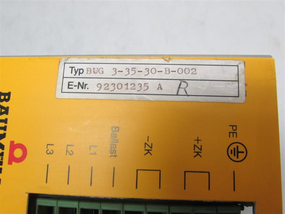 Baumüller Servo Controller Baumüller BUG 3-35-30-B-002