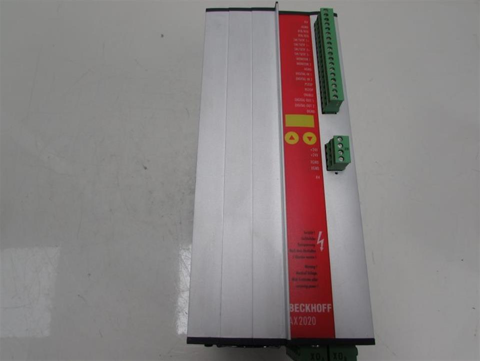 Beckhoff AX2020 AX 2020 Servo Drive 400V 20A S62000-520 Sercos Interface TESTED