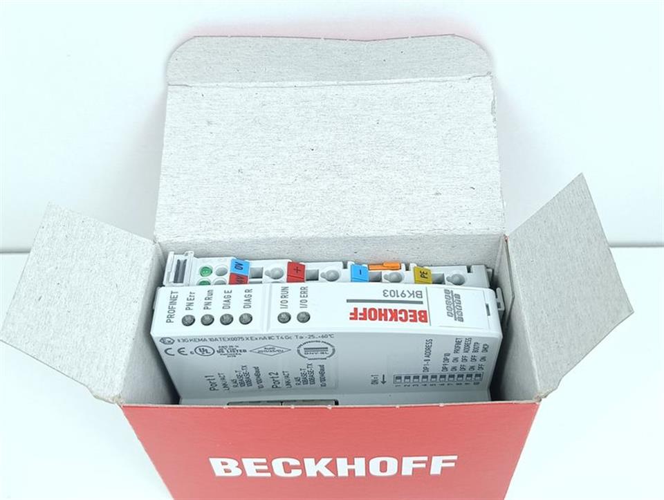 Beckhoff BK9103 Profinet RT bus coupler with 2-channel switch UNUSED & OVP