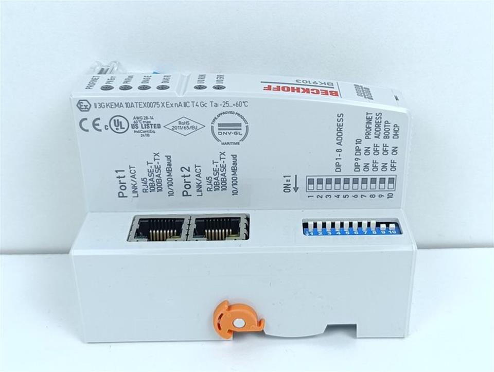 Beckhoff BK9103 Profinet RT bus coupler with 2-channel switch UNUSED & OVP