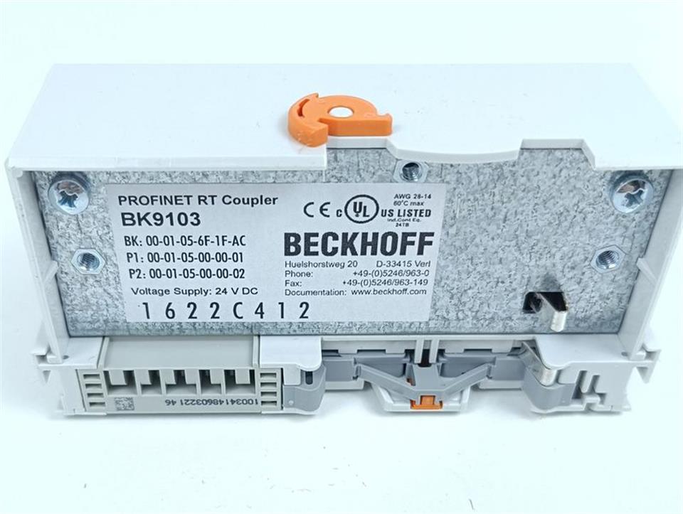 Beckhoff BK9103 Profinet RT bus coupler with 2-channel switch UNUSED & OVP