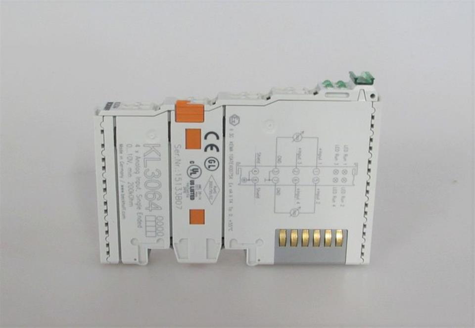 Beckhoff Bus Terminal KL3064 KL3064-0000 4-channel Analog Input UNUSED