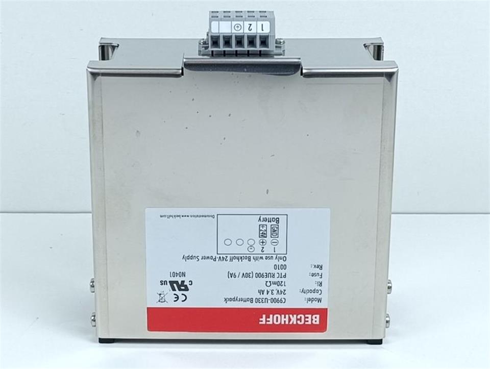 Beckhoff C9900-U330 Akkupack 24V USV 3,4Ah 120m Batterypack UNUSED & OVP