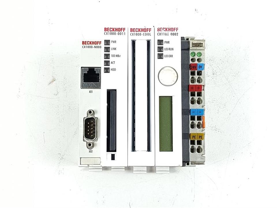 Beckhoff CPU CX1000-0011 + CX1000-COOL CX1000-N000 CX1100-0002 HW 3.6 TOPZUSTAND