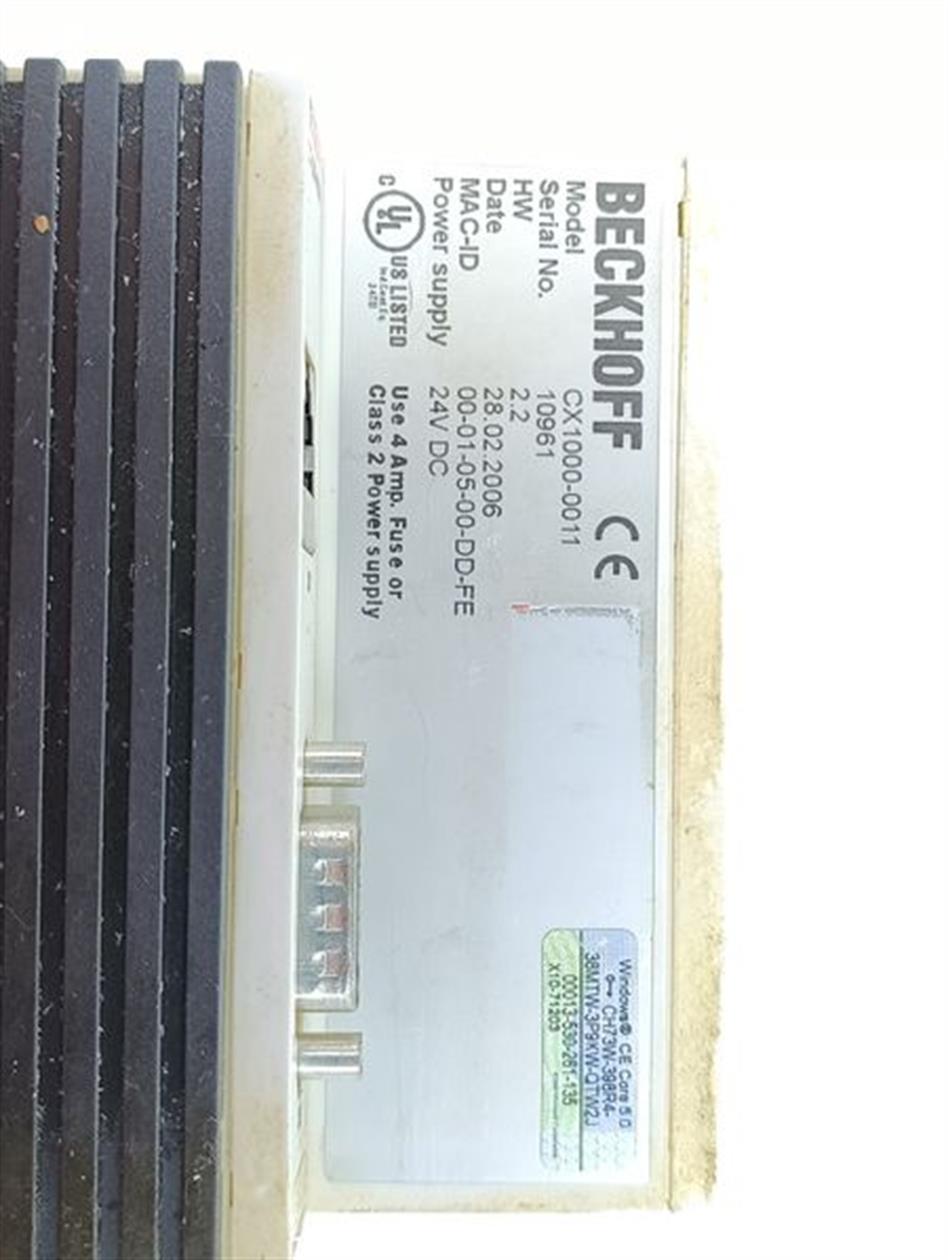 Beckhoff CPU CX1000-0011 + CX1000-N000 CX1000-COOL CX1100-0002 HW 2.2 TOPZUSTAND