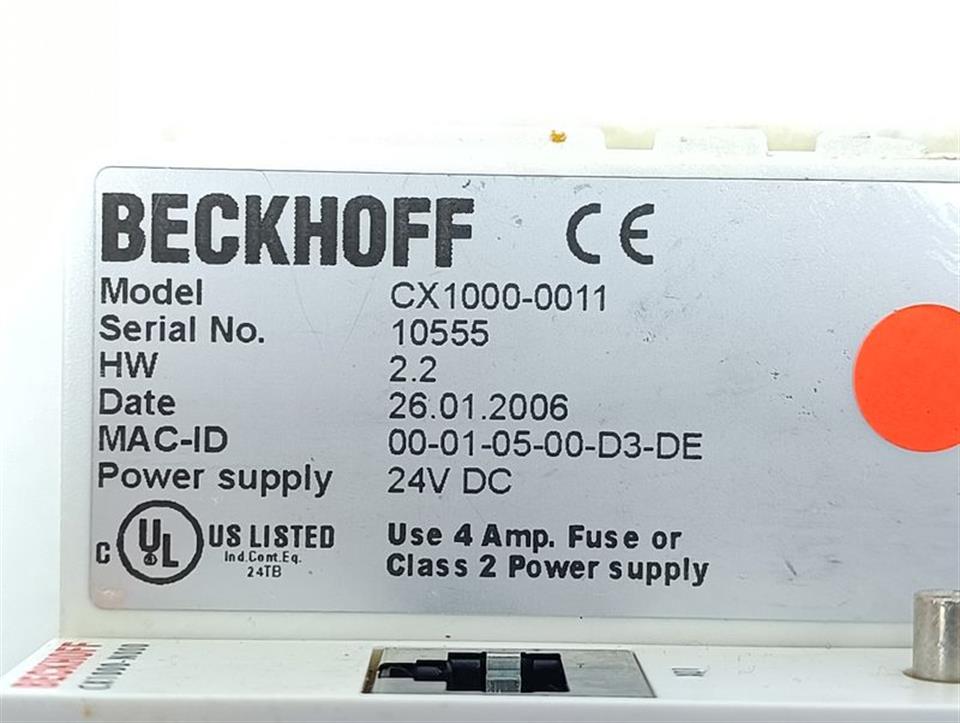 Beckhoff CPU CX1000-0111 + CX1000-N001 CX1000-N000 CX1100-0002 GEBRAUCHT