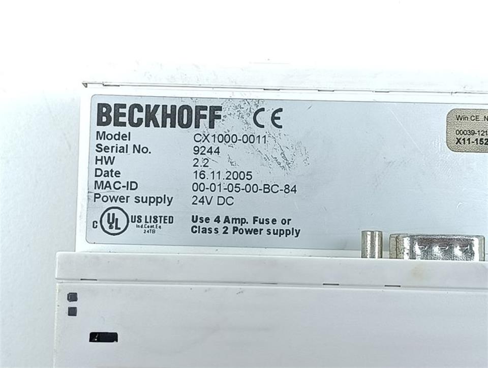 Beckhoff CX1000-0011 CX1000-N000  CX1000-COOL HW 2.2 TOP ZUSTAND