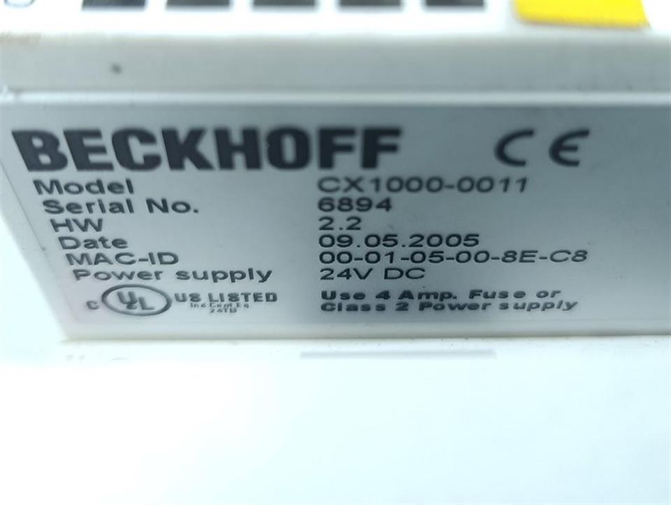Beckhoff CX1001-0011 CX1500-B310 CX1000-N000  CX1000-COOL CX1100-0002 TOPZUSTAND