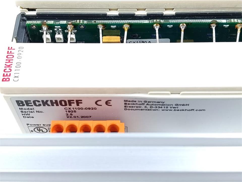 Beckhoff CX1020-0011 CX1020-N000  CX1100-0920 CX1100-0002 TOP ZUSTAND