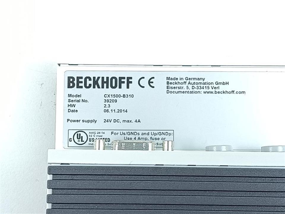 Beckhoff CX1500-B310 HW 2.3 PROFIBUS Master TOP ZUSTAND