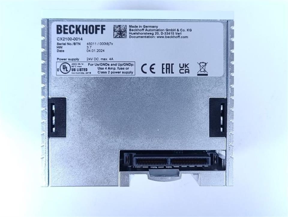 Beckhoff CX2100-0014 Power supply unit for CX2040 UNUSED & OVP