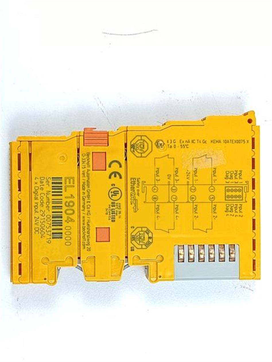 Beckhoff EL1904 4xDigital Input 24V DC Twinsafe TOP ZUSTAND