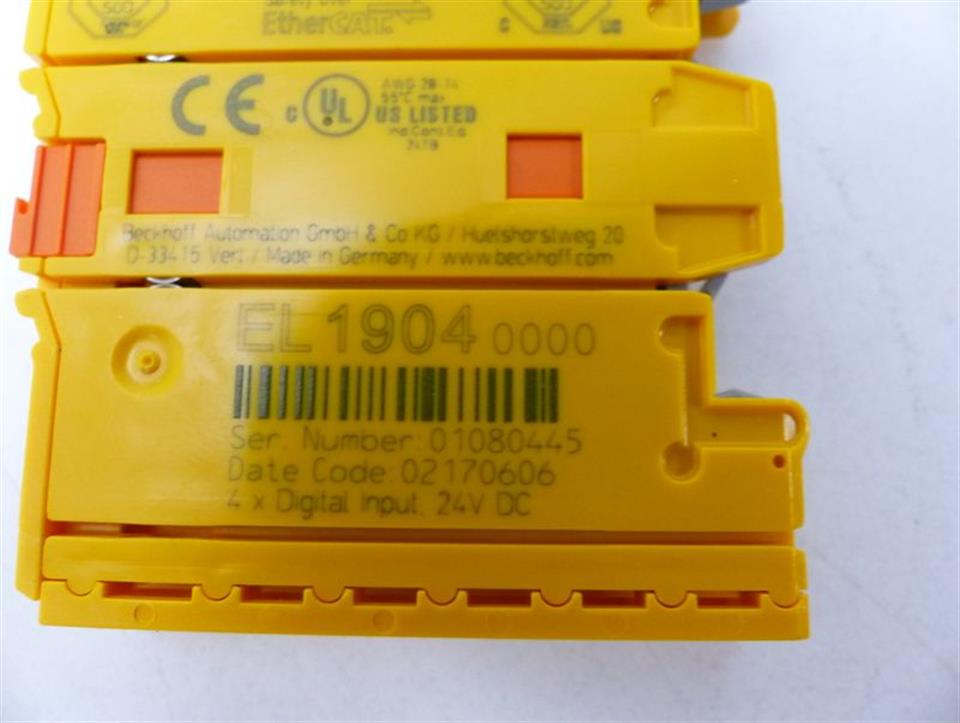 Beckhoff EL1904 4xDigital Input 24V DC Twinsafe UNUSED UNBENUTZT