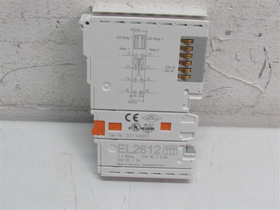 Beckhoff EL2612 2 x Relay 125V 0,5A 30V Top Zustand