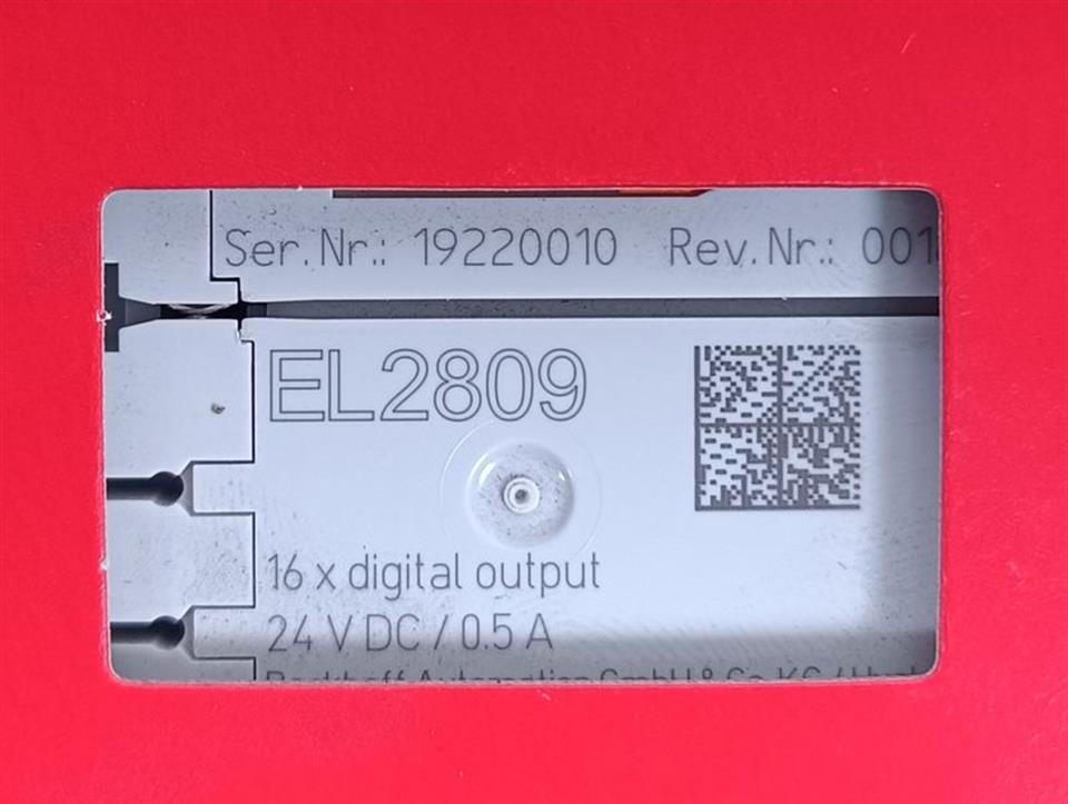 Beckhoff EL2809 16-Kanal-Digital-Ausgangsklemme UNUSED & OVP & SEALED