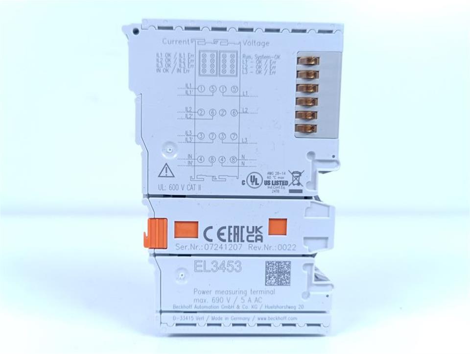 Beckhoff EL3453 measuring terminal UNUSED & OVP