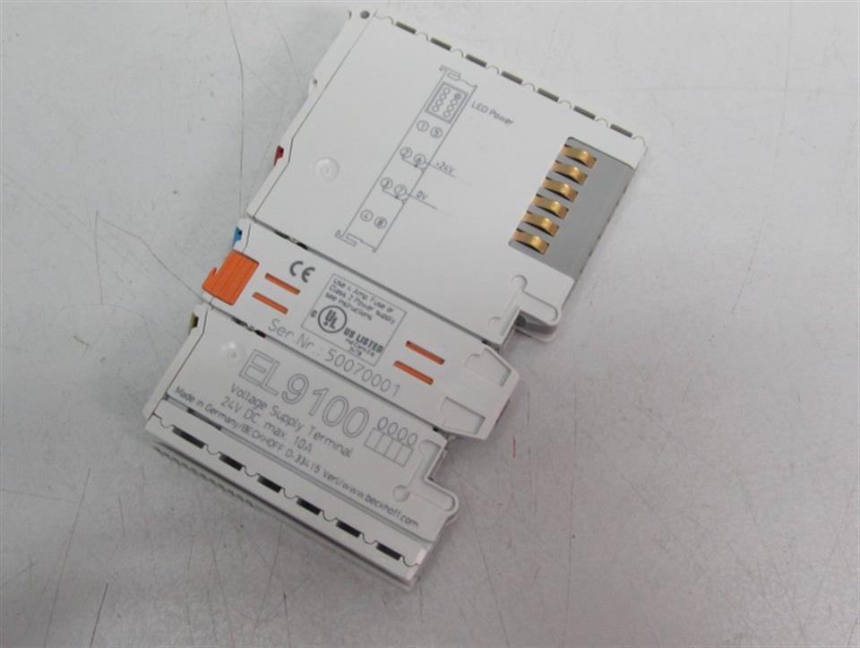 Beckhoff EL9100 Vollage Supply Terminal 24V DC max 10A TOP ZUSTAND