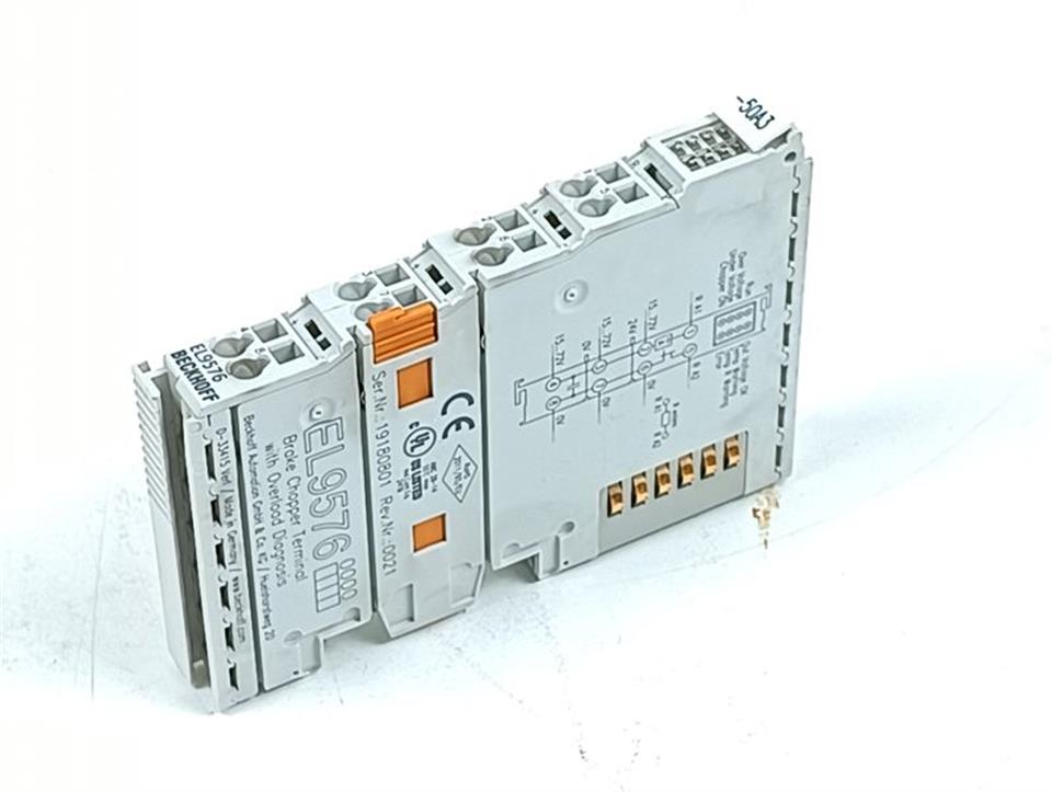 Beckhoff EL9576 Brake Chopper Terminal with Overload Dieagnosis TOP ZUSTAND