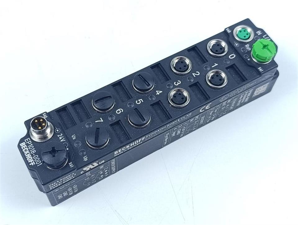 Beckhoff EP1018-0001 EtherCat Compact Box 8Kanal Digital Eingang NEU / UNBENUTZT