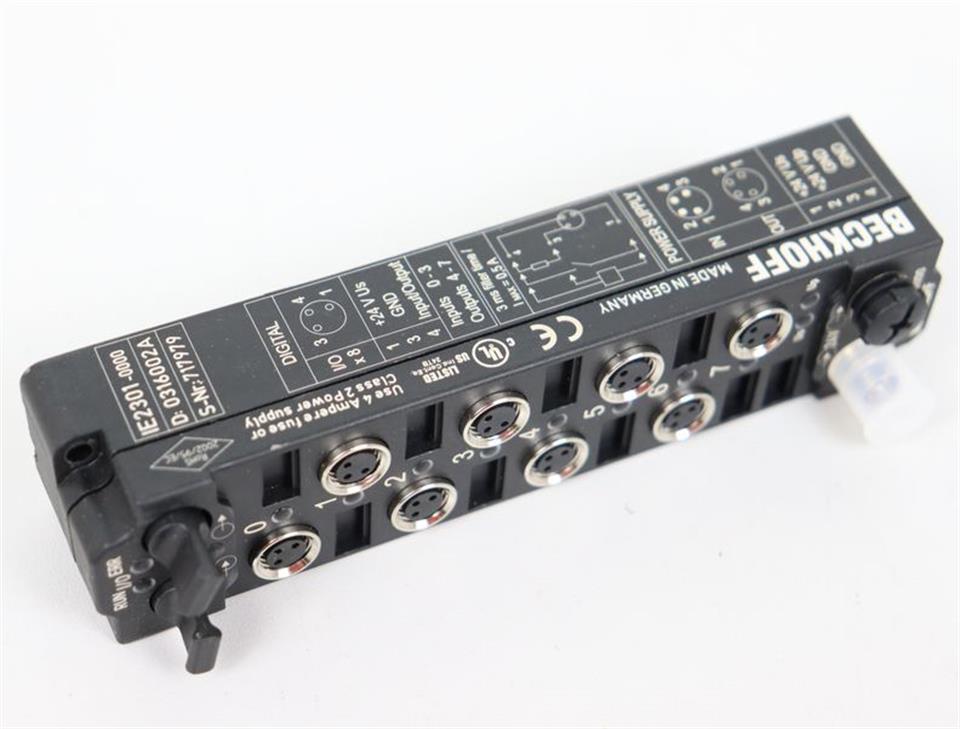 Beckhoff IE2301-0000 Link - Extension Box 24VDC 8x Digital IE2301 UNUSED OVP