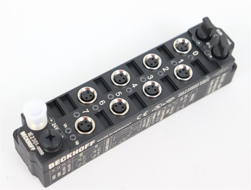 Beckhoff IE2301-0000 Link - Extension Box 24VDC 8x Digital IE2301 UNUSED OVP