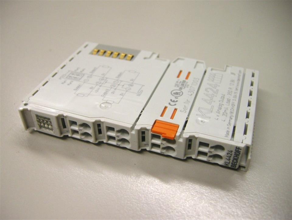 Beckhoff KL4424 4x Analog Output 4-20mA 350R 12bit UNUSED