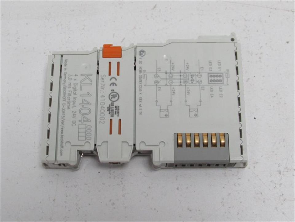Beckhoff KL1104 4x Digital Input 24V DC 3,0ms Filtertime