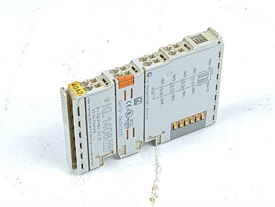 Beckhoff KL1408 8x Digital Input 24V DC 3,0ms Filtertime TOP ZUSTAND