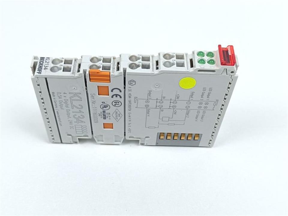 Beckhoff KL2134 4x Digital Output 24V DC, TOP ZUSTAND