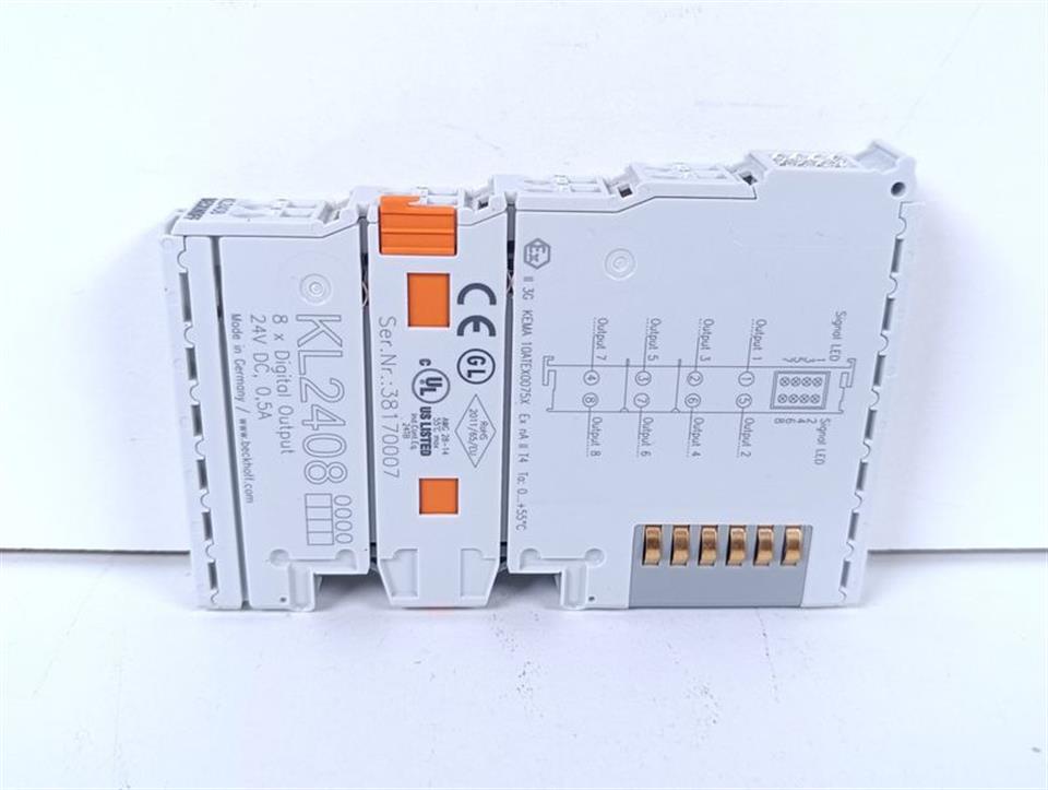 Beckhoff KL2408 8x Digital Output 24V DC / 0,5A NEUWERTIG