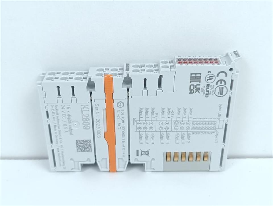 Beckhoff KL2809 16x Digital Output 24 V DC 0,5A UNUSED