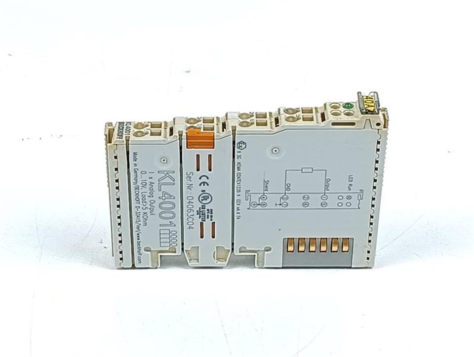 Beckhoff KL4001 1xAnalog Output TOP ZUSTAND